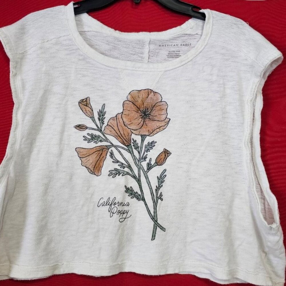 American Eagle cropped shirt